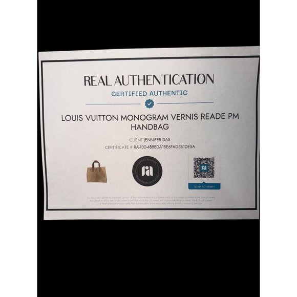 VTG Louis Vuitton Monogram Vernis Reade PM Tote MI0082 Noisette LV Handbag Y2K - Picture 11 of 12